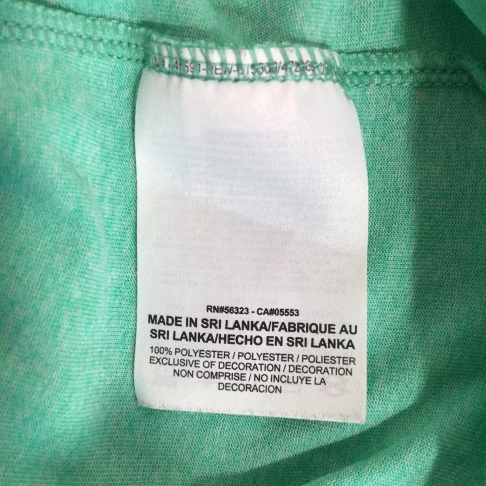 Nike Green and Black Dri-Fit Tank Top - Size Medium - Picture 5 of 6